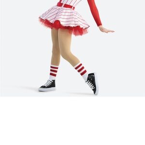 Revolution Batter Up Red and White Stripe Costume